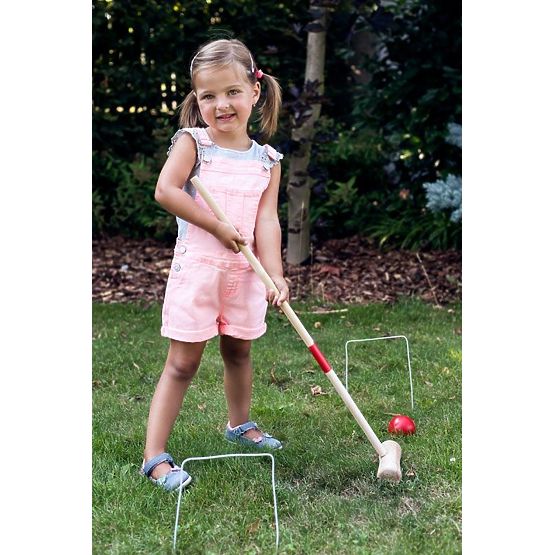 Kroket drevená hra 24 prvkov - pre deti a dospelých