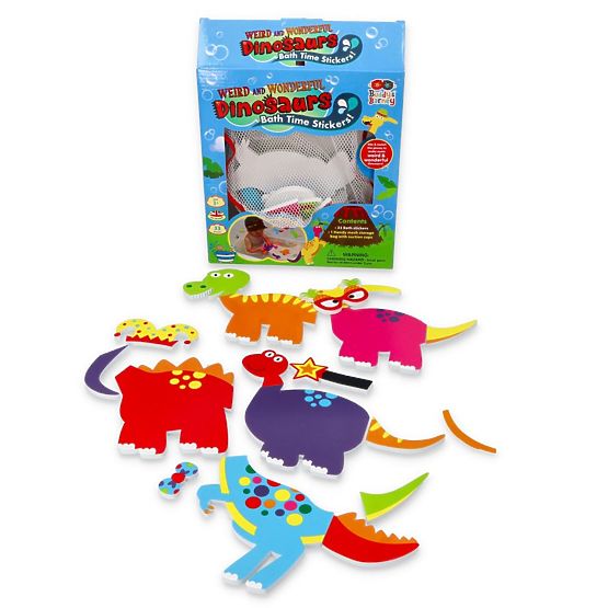 Kúpace nálepky Blázniví dinosaury