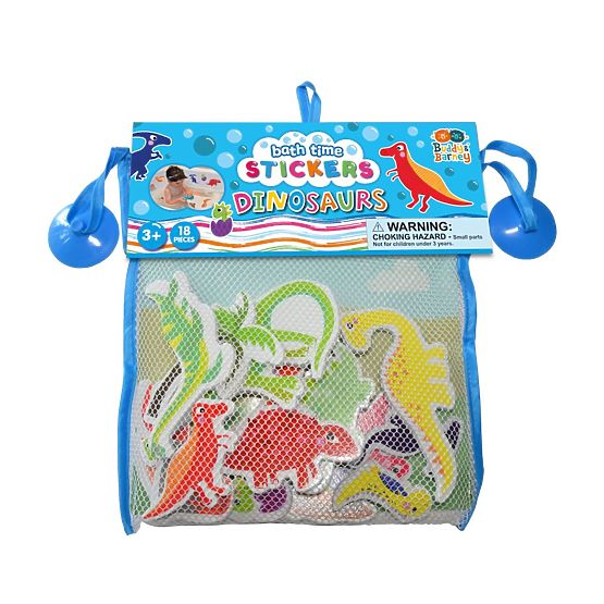 Kúpace nálepky dinosaury