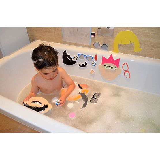 Kúpace samolepky - vtipné tváre