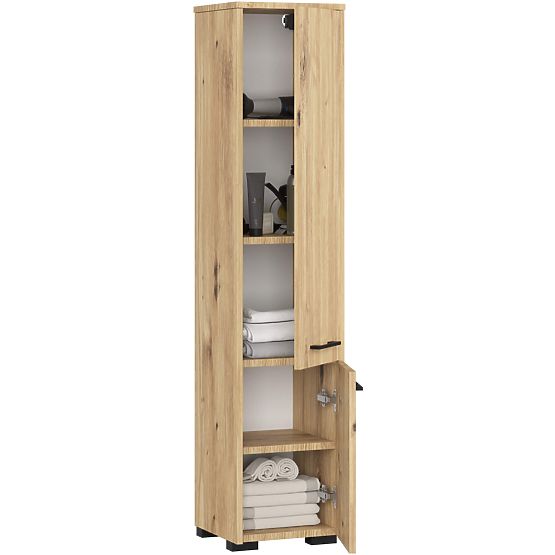 KÚPEĽŇOVÁ SKRINKA FIN 2 DVERE DUB ARTISAN