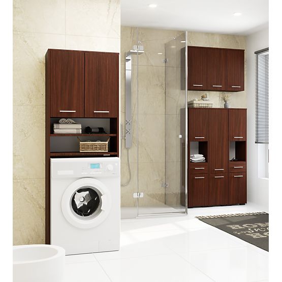 KÚPEĽŇOVÁ SKRINKA FIN NAD PRÁČKU WENGE