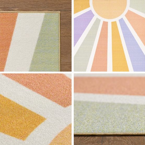 Kusový detský koberec Play - Dúhové slniečko