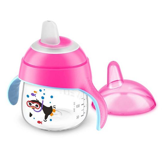 Kúzelný hrnček Avent Premium Pingu 200 ml ružový