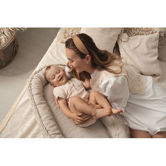 Ľanové hniezdočko Prestige - natural