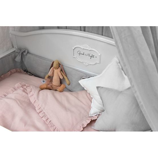 ľanový vankúš Hviezda - šedý