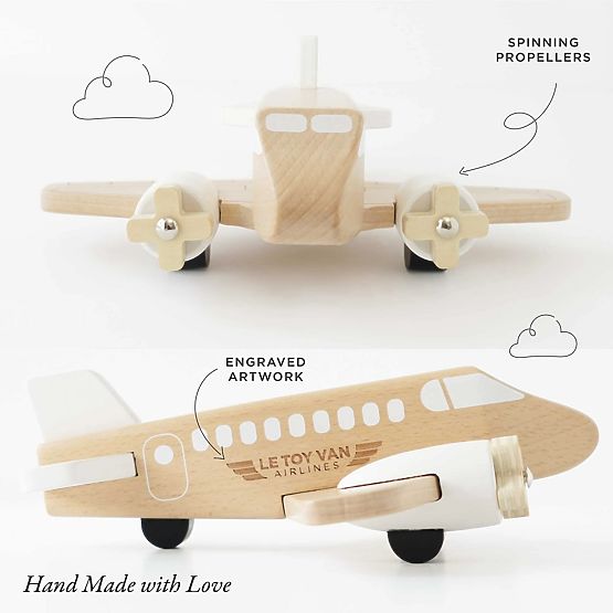 Le Toy Van Drevené lietadlo