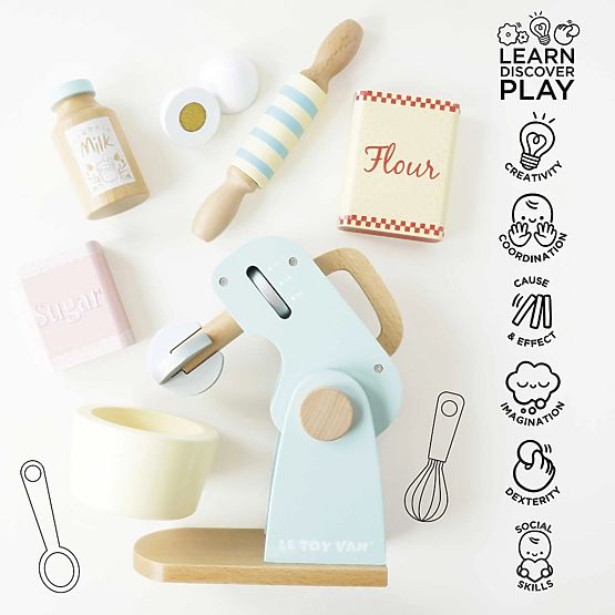 Le Toy Van Kuchynský mixér s príslušenstvom