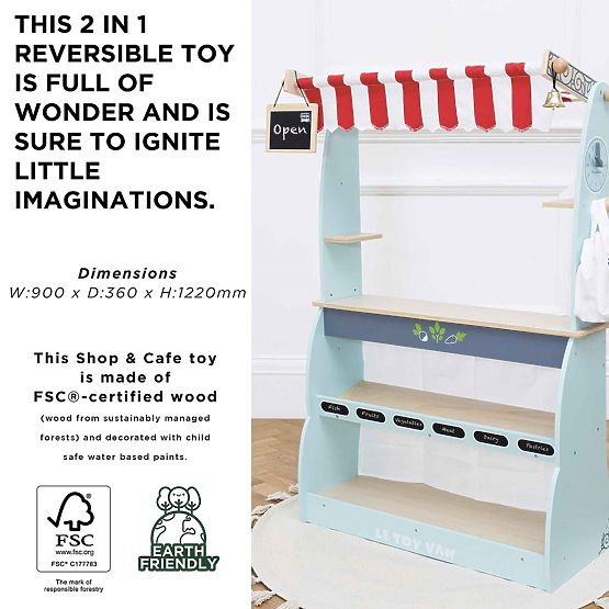 Le Toy Van Predajný pult 2 v 1 Honeybake