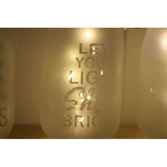 LED lampáš Let your light shine bright