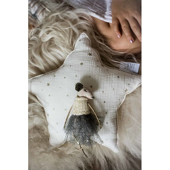 LILU mušelínový vankúšik - mini hviezdička