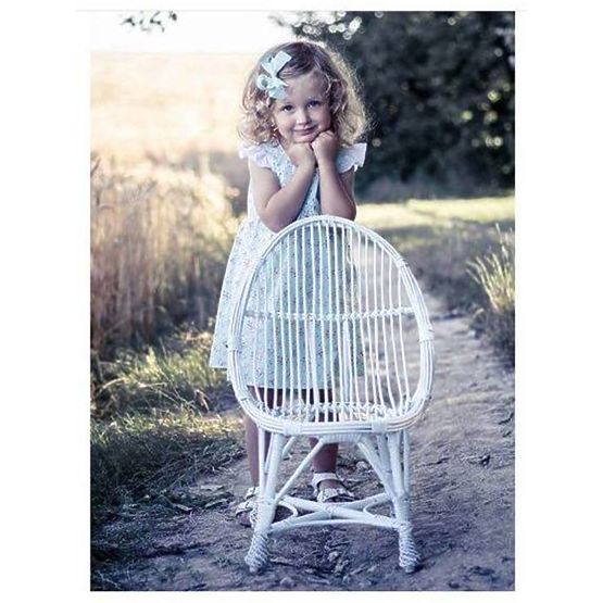 LILU prútené kreslo - slza