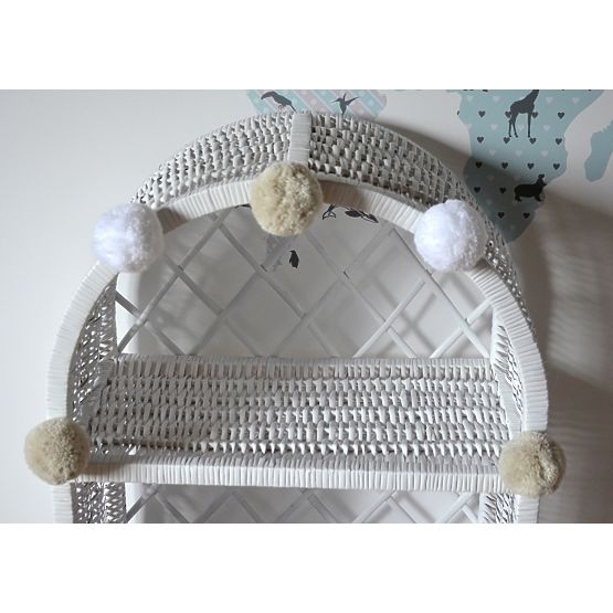 LILU prútený regál