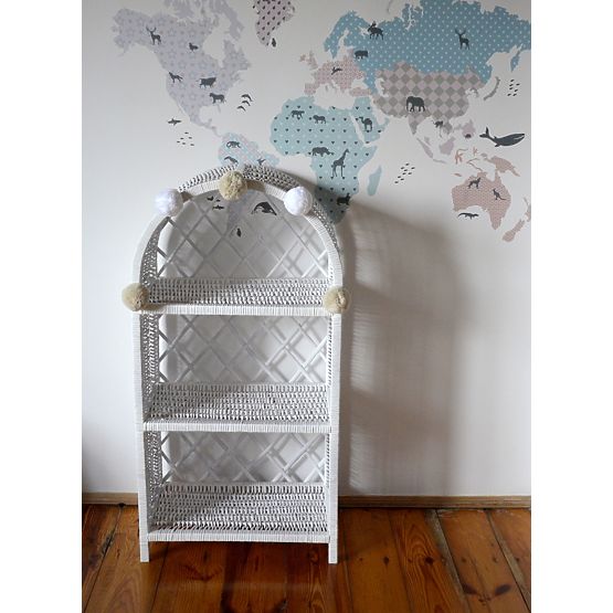 LILU prútený regál