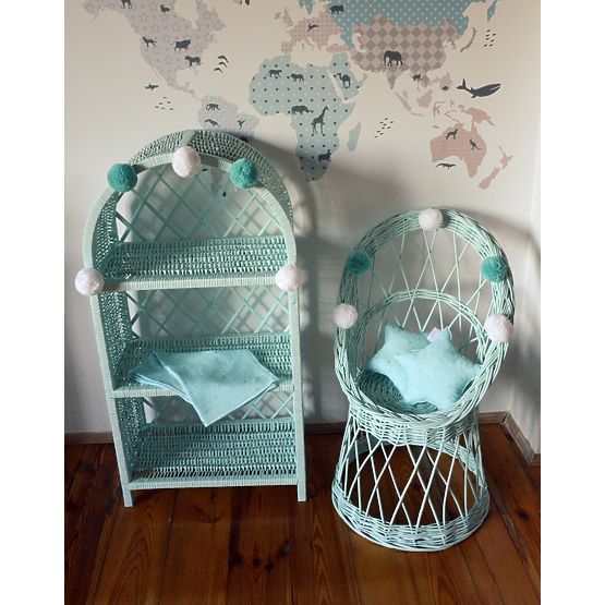 LILU prútený regál