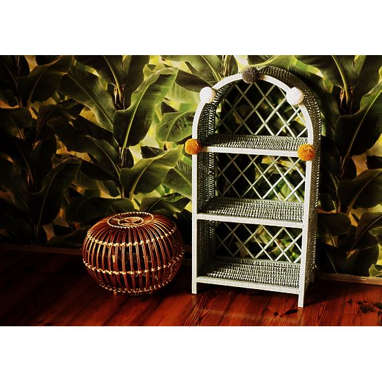 LILU prútený regál