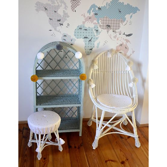 LILU prútený regál