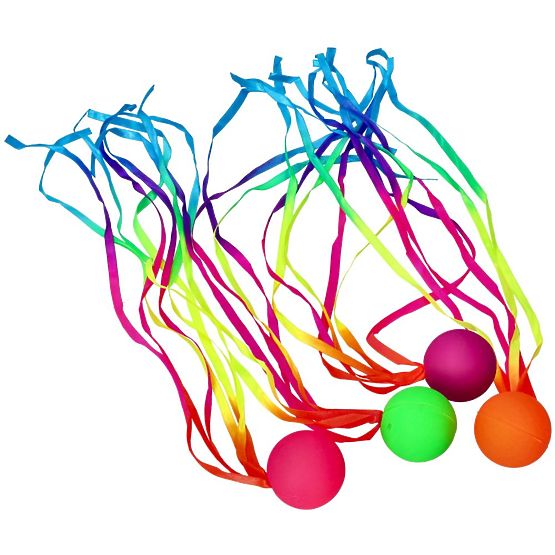 Loptička so stuhami