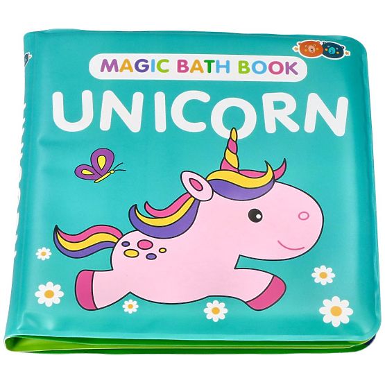 Magická farebná kúpeľná knižka s jednorožcom
