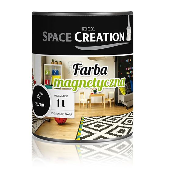 Magnetická farba - čierna