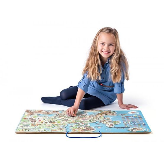 Magnetická mapa Európy XXXL