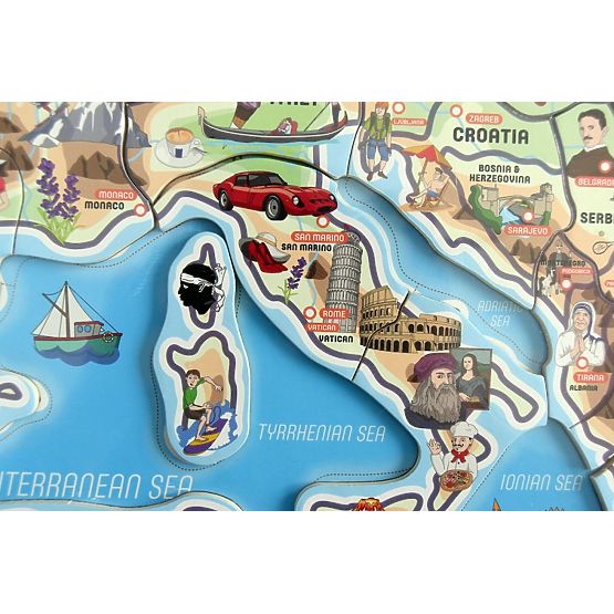 Magnetická mapa Európy XXXL