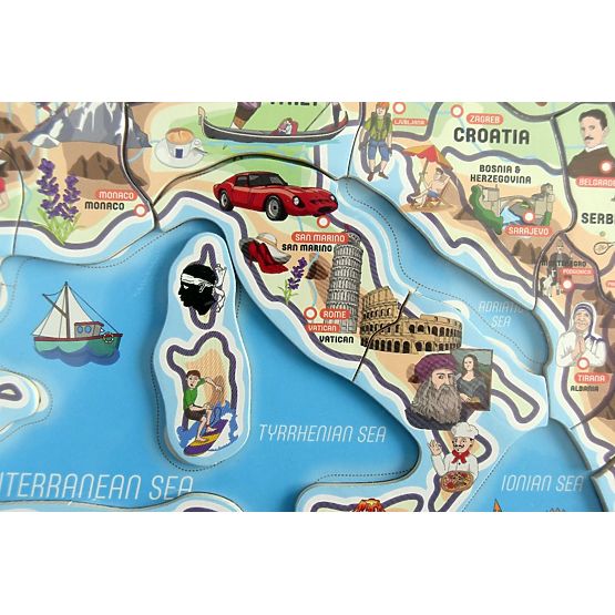 Magnetická mapa Európy XXXL