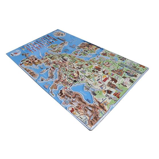 Magnetická mapa Európy XXXL