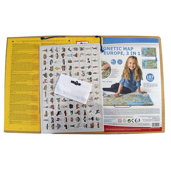 Magnetická mapa Európy XXXL