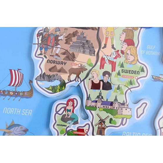 Magnetická mapa Európy XXXL