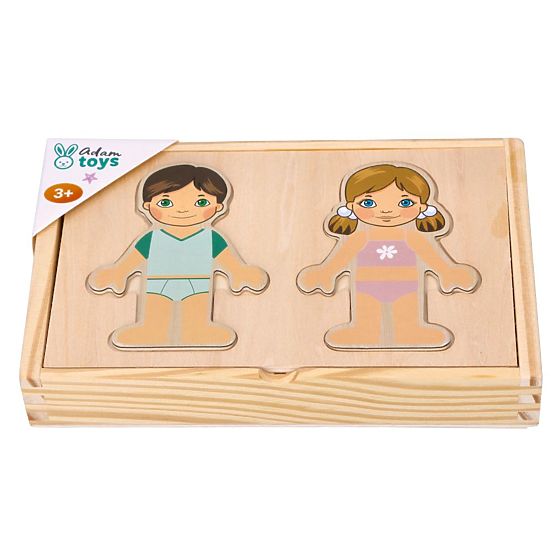 Magnetická obliekačka Deti sveta