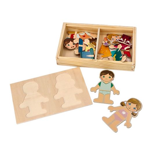 Magnetická obliekačka Deti sveta