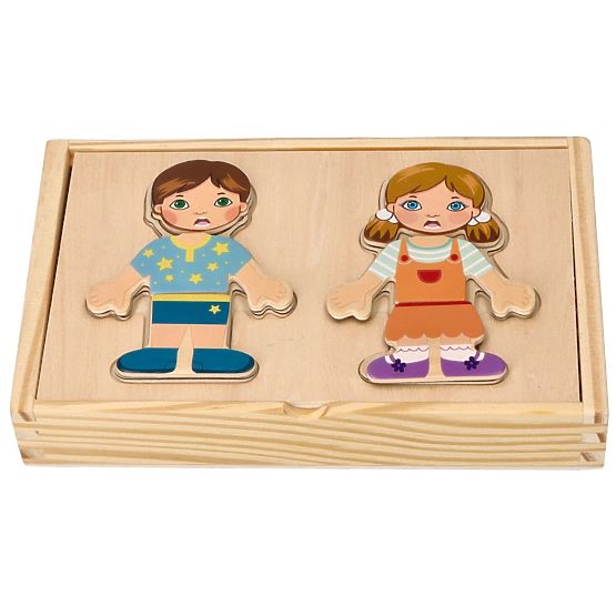 Magnetická obliekačka Deti sveta