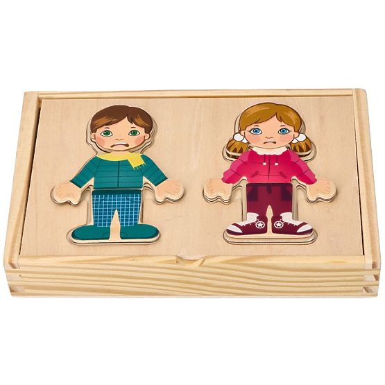 Magnetická obliekačka Deti sveta