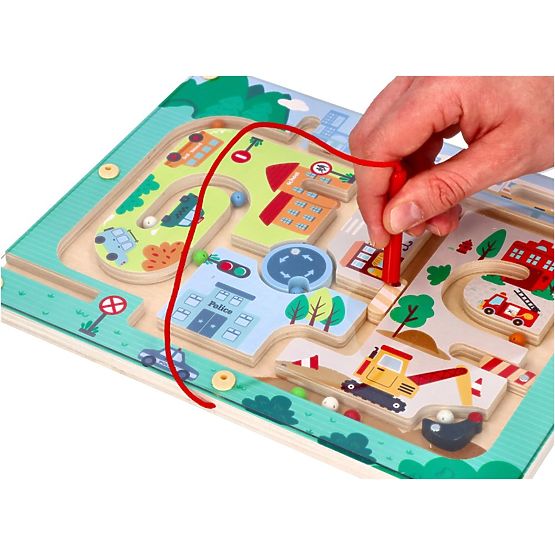 Magnetické bludisko vozidlá