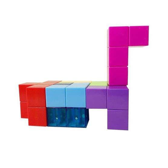 Magnetické kocky Magic Magnetic Cubes, 56 prvkov