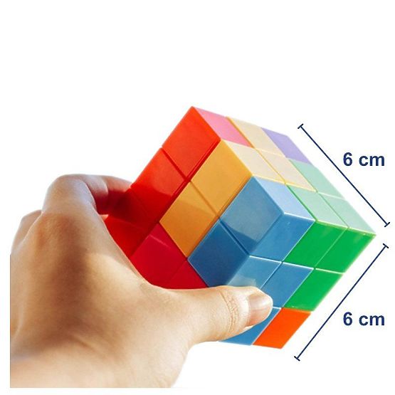 Magnetické kocky Magic Magnetic Cubes, 56 prvkov