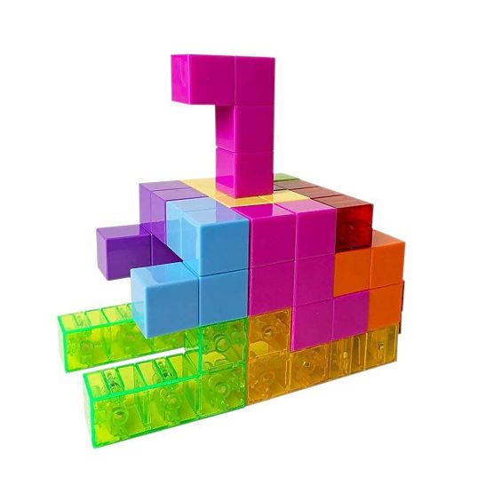 Magnetické kocky Magic Magnetic Cubes, 56 prvkov