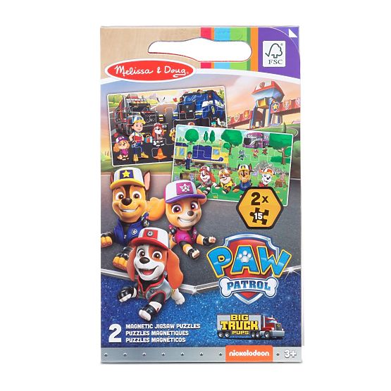 Magnetické Puzzle Labková Patrola Nákladné Autá