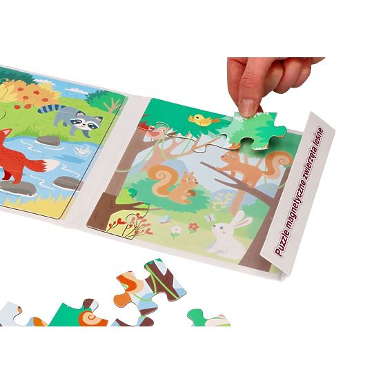 Magnetické puzzle Lesné zvieratá