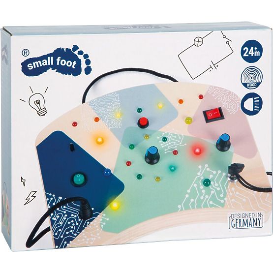 Manipulačná tabuľa s LED svetlami a prepínačmi