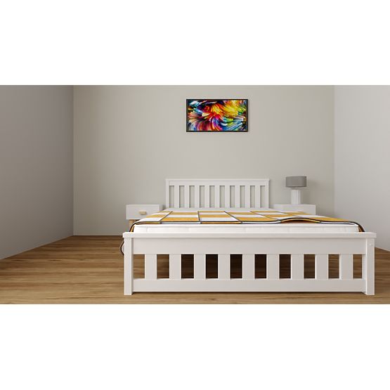 Manželská posteľ Ada 200 x 140 cm - biela