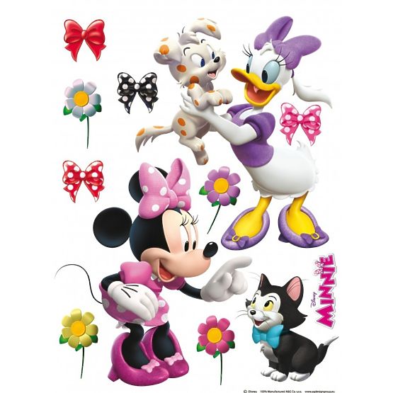 Maxi nálepka Minnie a zvieratká