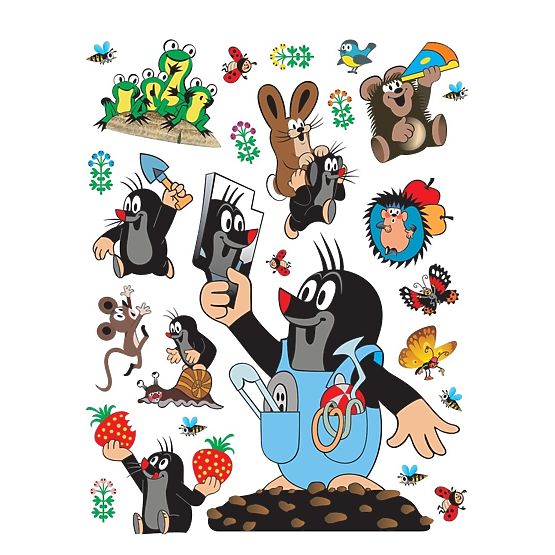 Maxi nálepky - Krtko a jeho kamaráti