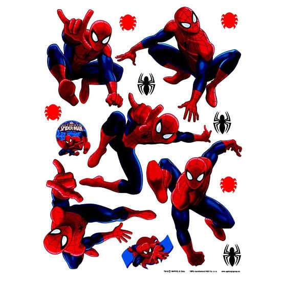 Maxi nálepky - Spiderman