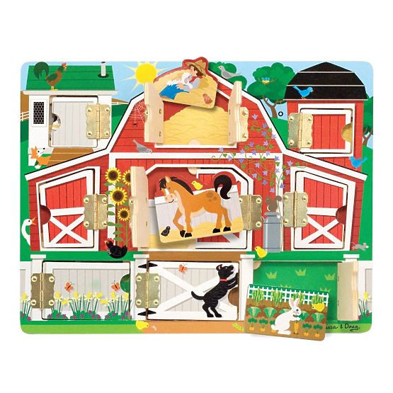 Melissa and Doug - Otvor a zatvor - Puzzle Hra na schovávačku