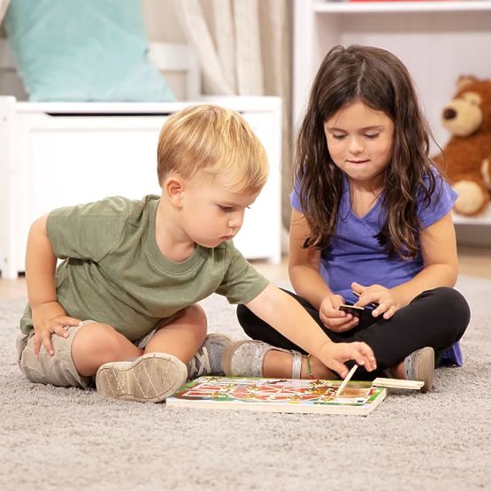 Melissa and Doug - Otvor a zatvor - Puzzle Hra na schovávačku