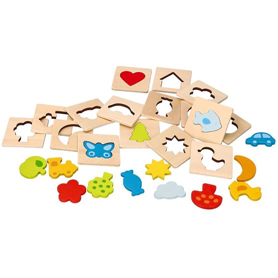 Memo dotykové tvary