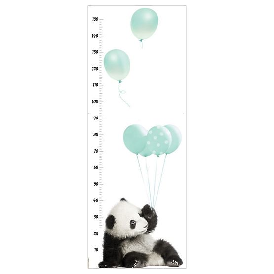 Mierka vzrastu DEKORNIK - panda-  mätová