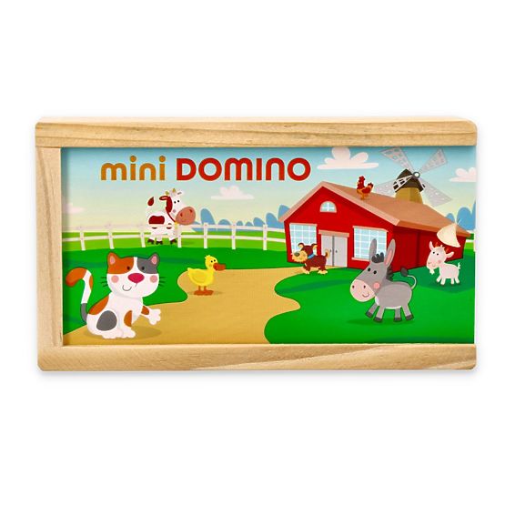 Mini Domino v krabičke - Zvieratká